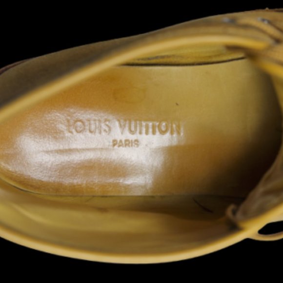 Louis Vuitton Womens Shoes Chukka Desert Boots 36 6 Tan Suede - Picture 10 of 13